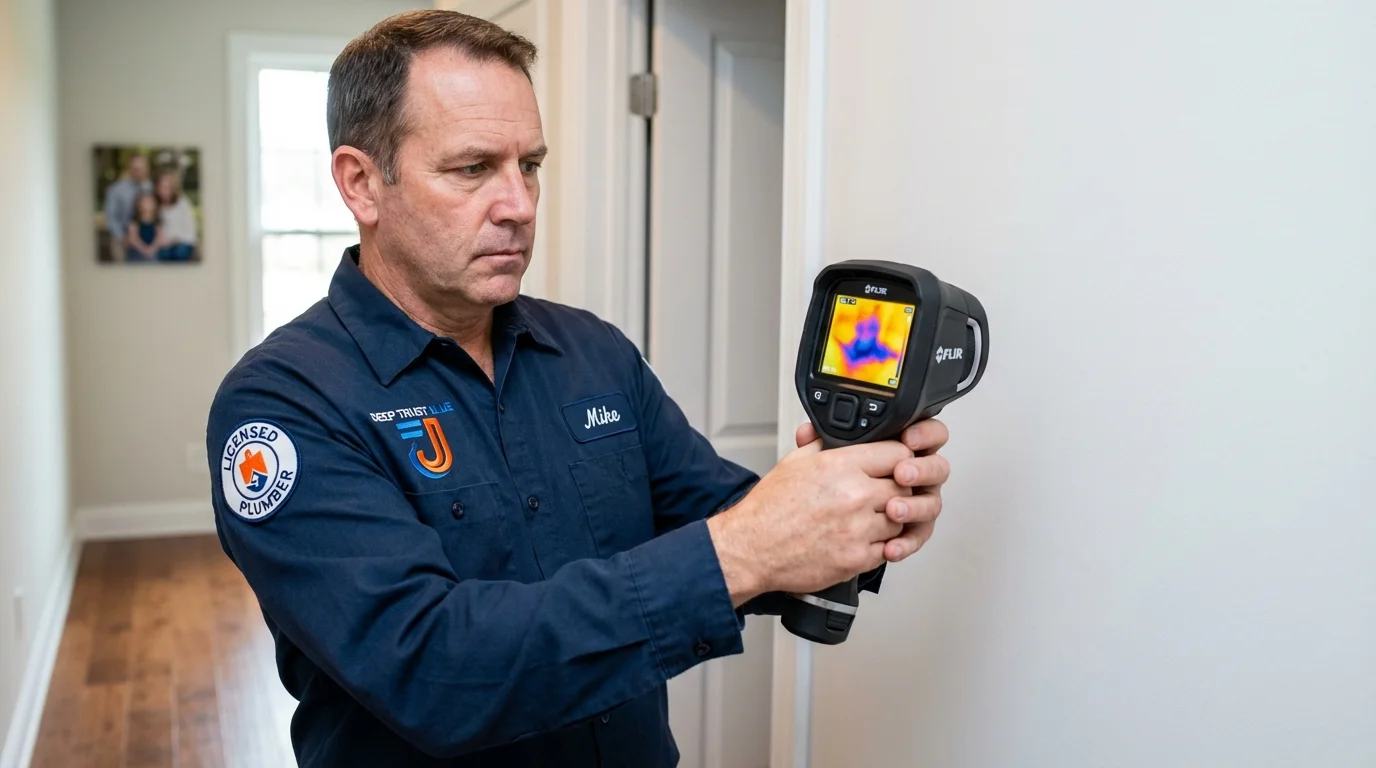 Thermal imaging leak detection by Johns Plumbing LLC in New Ulm